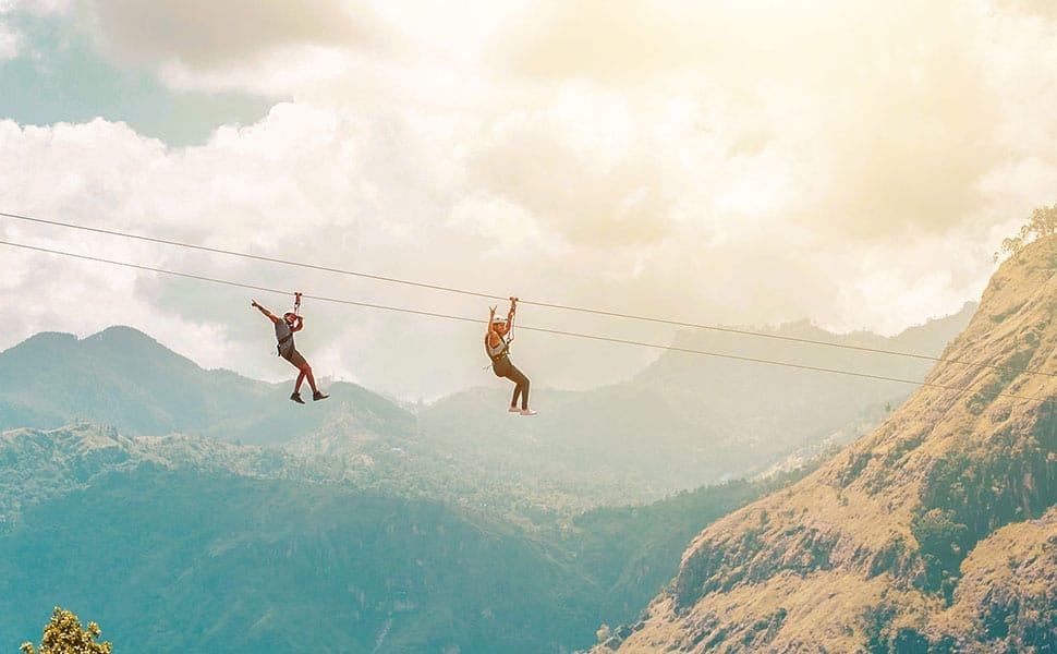 Zip Lining in Ella
