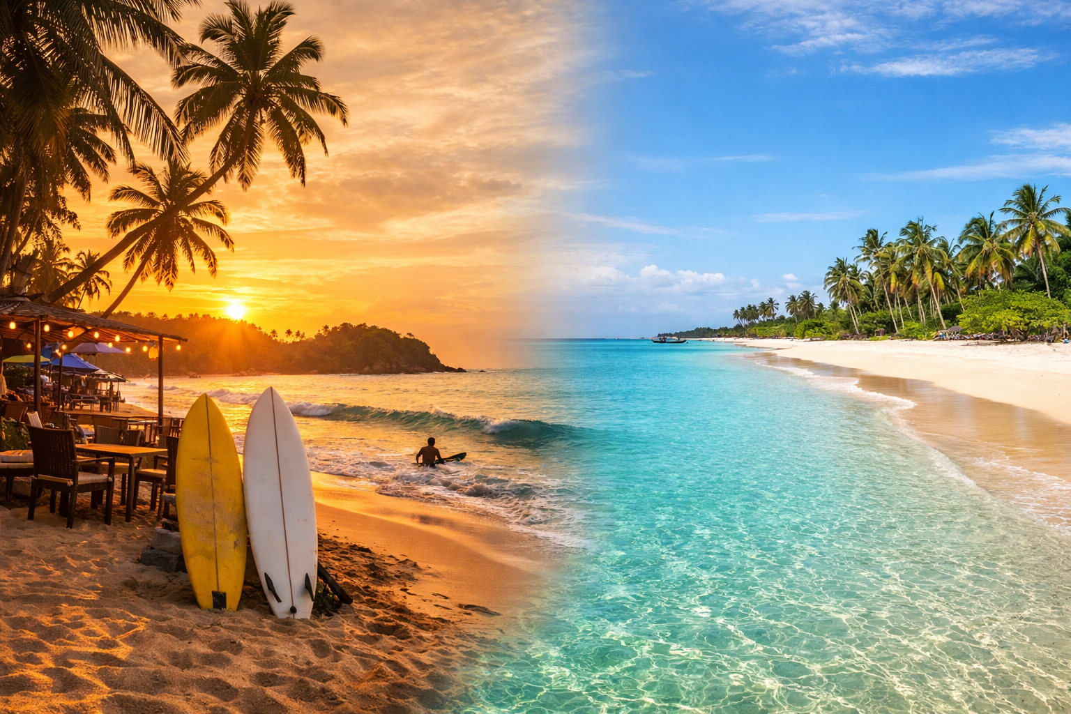 East Coast vs South Coast Sri Lanka